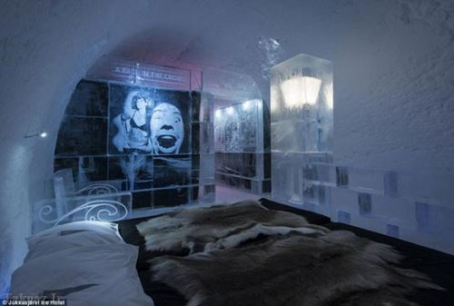 عکس های دیدنی هتل یخی شگفت انگیز در سوئد عکس های دیدنی هتل یخی شگفت انگیز در سوئد