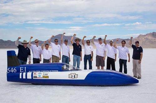 رکورد سرعت زمینی خودروی الکتریکی دنیا شکسته شد! + عکس رکورد سرعت زمینی خودروی الکتریکی دنیا شکسته شد! + عکس