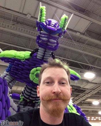 بزرگترین مجسمه بادکنکی دنیا + تصاویر بزرگترین مجسمه بادکنکی دنیا + تصاویر