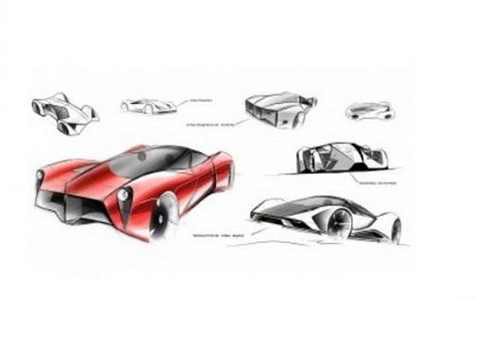 جوان ایتالیایی یک فراری منحصر بفرد را طراحی کرده + عکس جوان ایتالیایی یک فراری منحصر بفرد را طراحی کرده + عکس