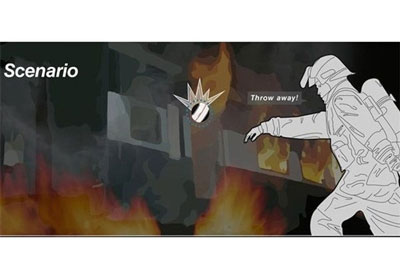 اخبار,اخبارعلمی,توپ نجات دهنده از خفگی در آتشسوزی اخبار,اخبارعلمی,توپ نجات دهنده از خفگی در آتشسوزی